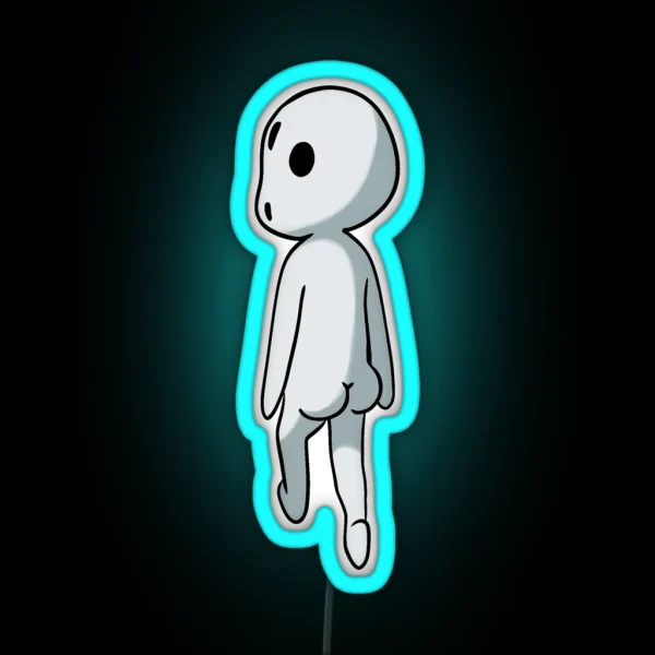 Thicc Kodama RGB Neon Sign