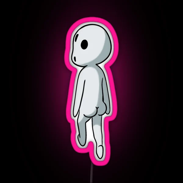 Thicc Kodama RGB Neon Sign