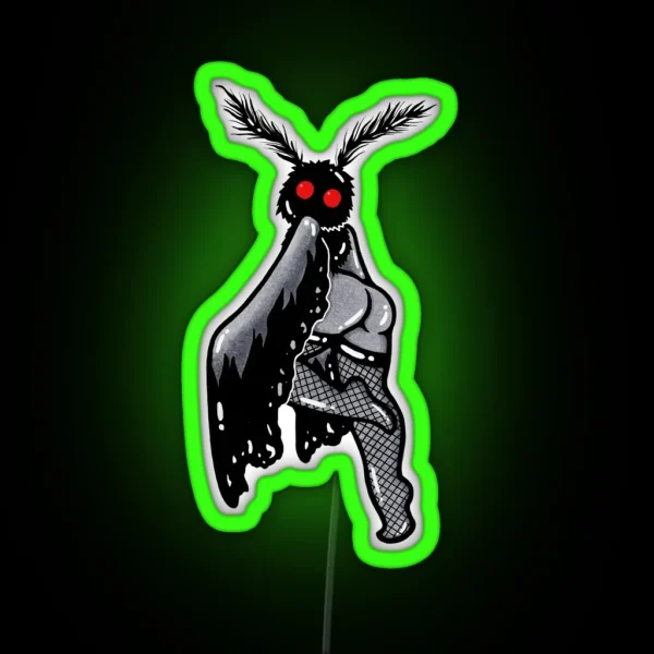 Thicc Mothman RGB Neon Sign