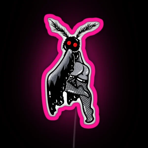 Thicc Mothman RGB Neon Sign
