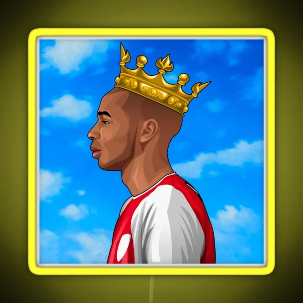 Thierry Henry Arsenal RGB Neon Sign