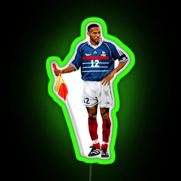 Thierry Henry Minimalist RGB Neon Sign