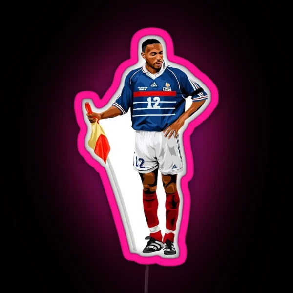 Thierry Henry Minimalist RGB Neon Sign