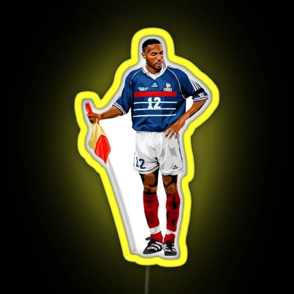 Thierry Henry Minimalist RGB Neon Sign