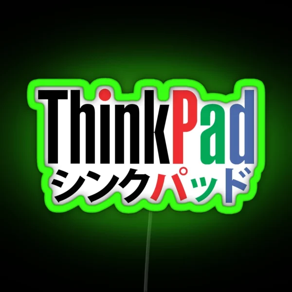 Thinkpad Laptop Logo RGB Neon Sign
