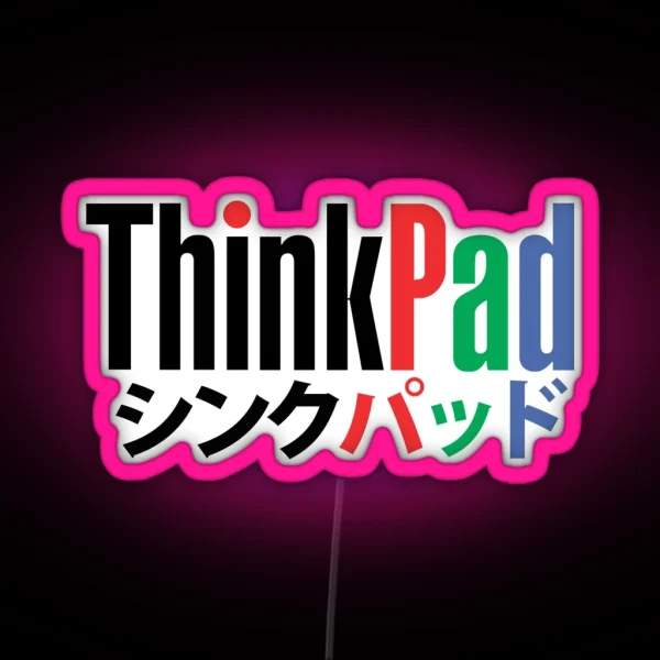 Thinkpad Laptop Logo RGB Neon Sign