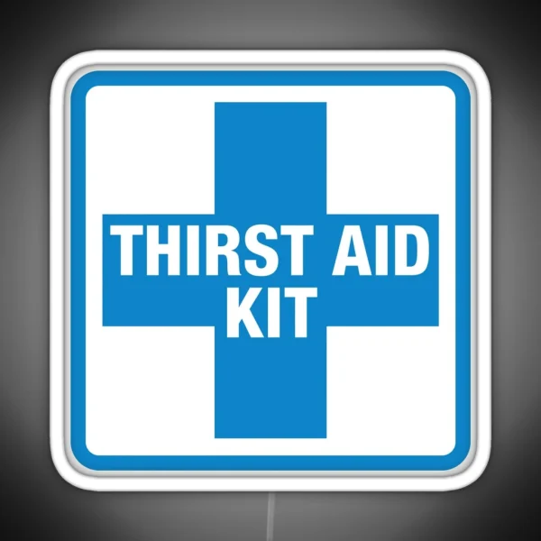 Thirst Aid Kit RGB Neon Sign