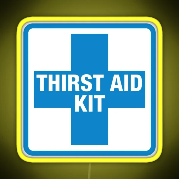 Thirst Aid Kit RGB Neon Sign
