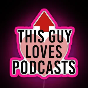 This Guy Podcasting Podcaster Radio Show RGB Neon Sign
