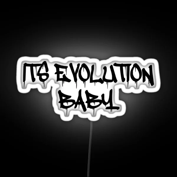 This Is Evolution Baby RGB Neon Sign