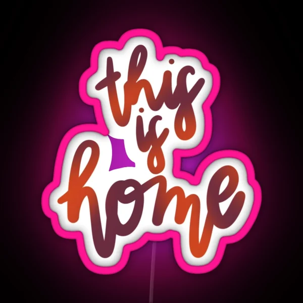 This Is Home RGB Neon Sign