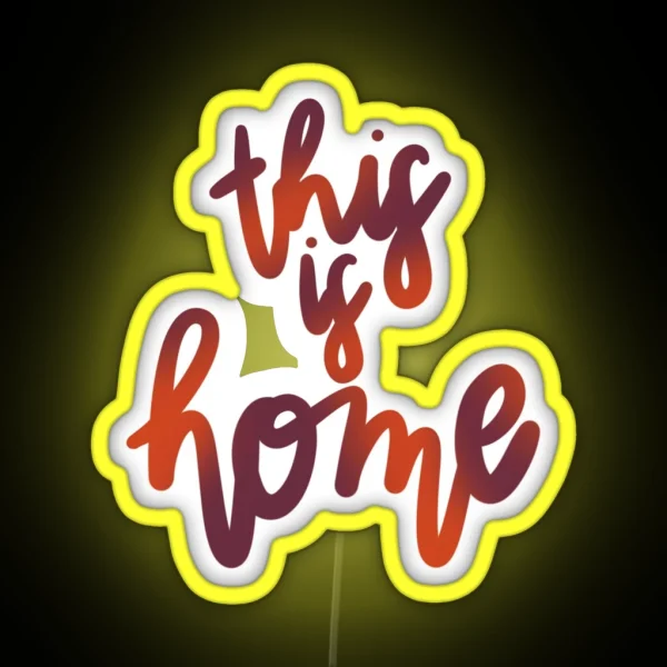 This Is Home RGB Neon Sign