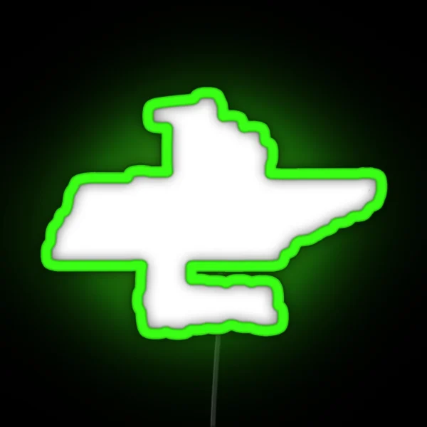 This Is Home Tennessee State Outline RGB Neon Sign