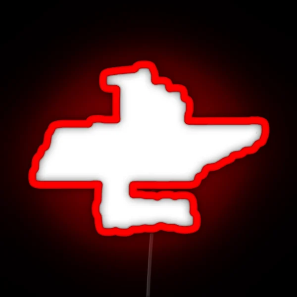 This Is Home Tennessee State Outline RGB Neon Sign