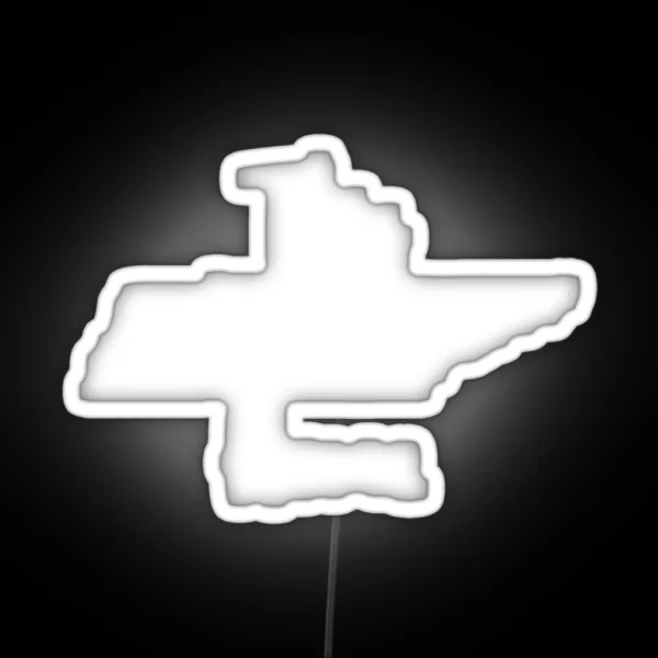 This Is Home Tennessee State Outline RGB Neon Sign