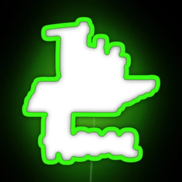 This Is Home Tennessee State Outline RGB Neon Sign