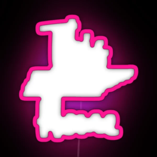 This Is Home Tennessee State Outline RGB Neon Sign