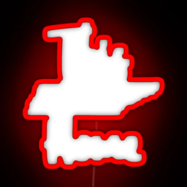 This Is Home Tennessee State Outline RGB Neon Sign