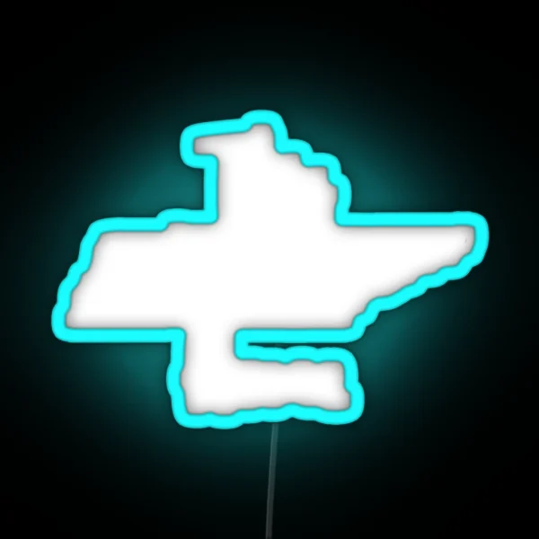 This Is Home Tennessee State Outline RGB Neon Sign