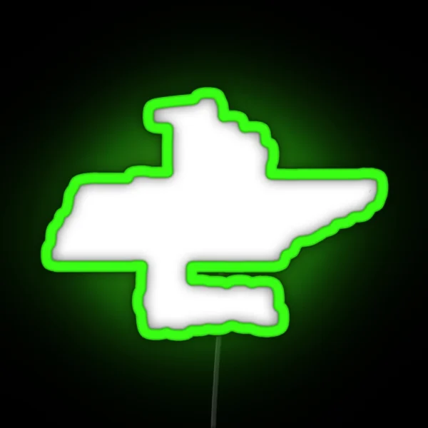 This Is Home Tennessee State Outline RGB Neon Sign