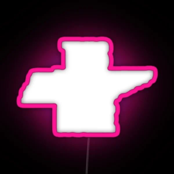 This Is Home Tennessee State Outline RGB Neon Sign