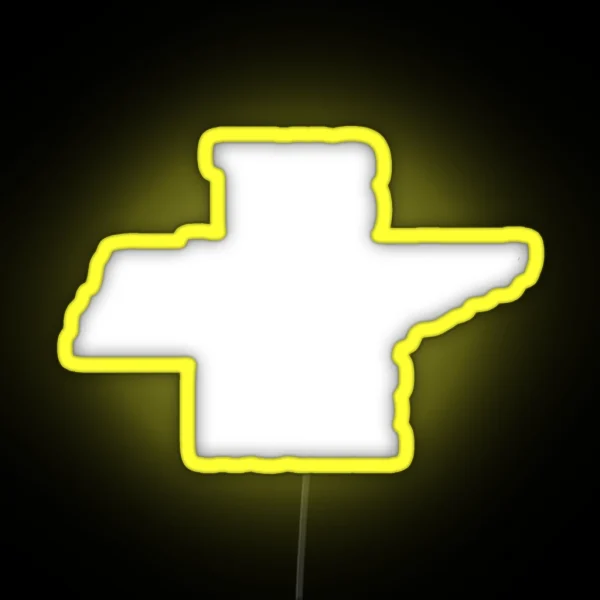 This Is Home Tennessee State Outline RGB Neon Sign