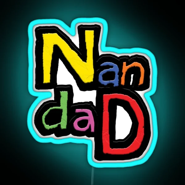 This Is The Nandad Logo RGB Neon Sign