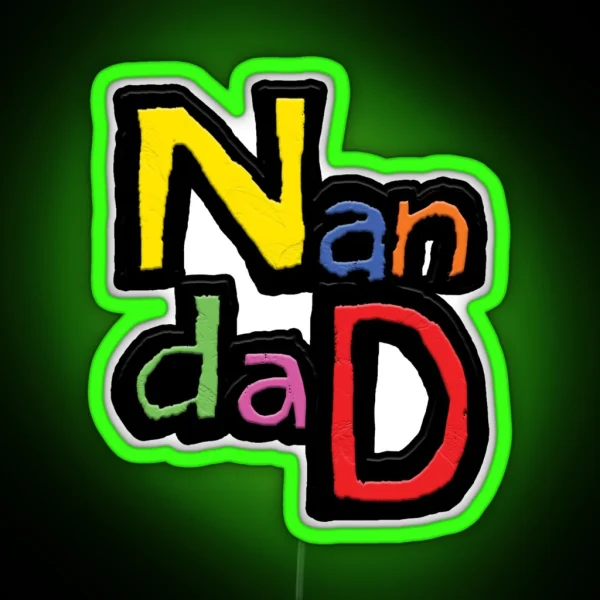 This Is The Nandad Logo RGB Neon Sign
