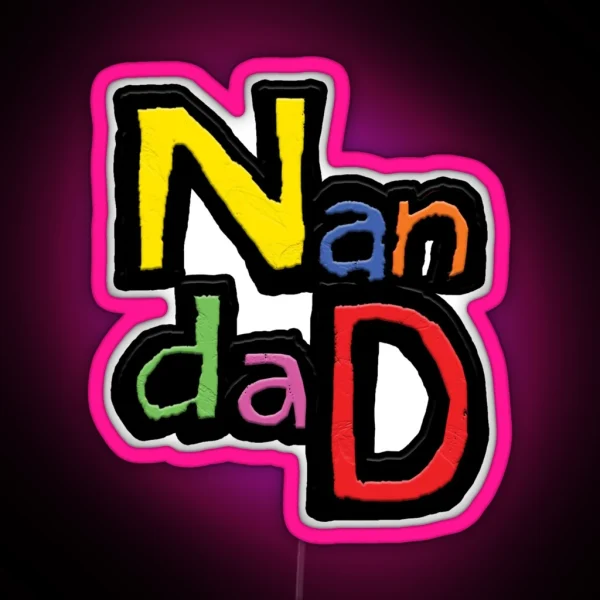 This Is The Nandad Logo RGB Neon Sign