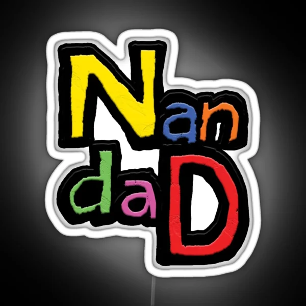 This Is The Nandad Logo RGB Neon Sign