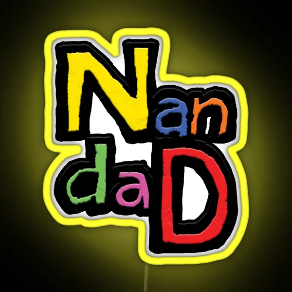 This Is The Nandad Logo RGB Neon Sign