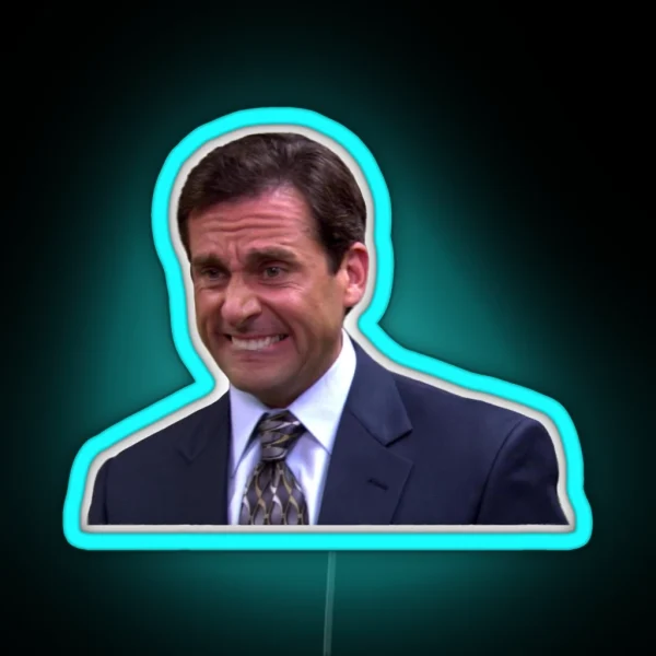 This Is The Worst X Michael Scott The Office RGB Neon Sign