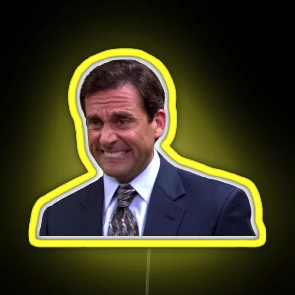 This Is The Worst X Michael Scott The Office RGB Neon Sign