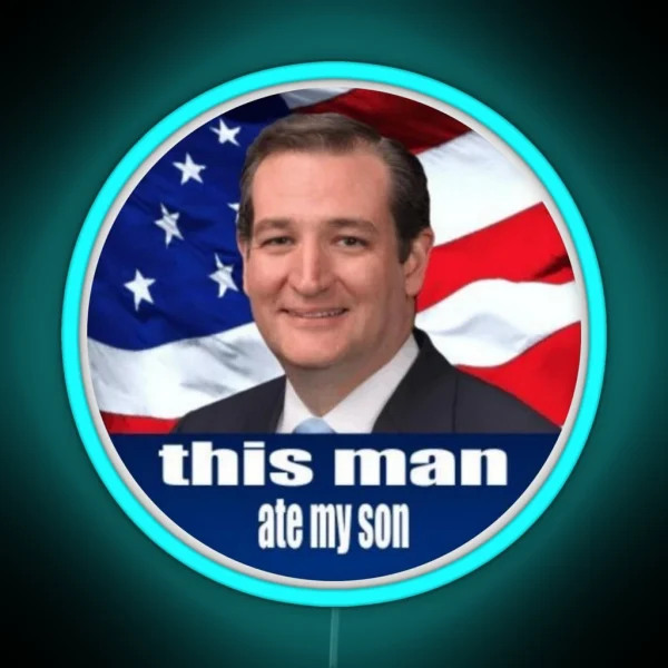 This Man Ate My Son RGB Neon Sign