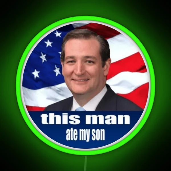 This Man Ate My Son RGB Neon Sign