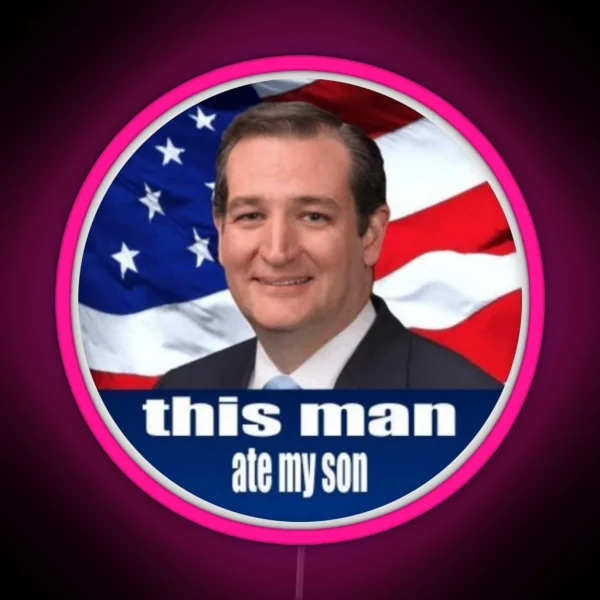 This Man Ate My Son RGB Neon Sign