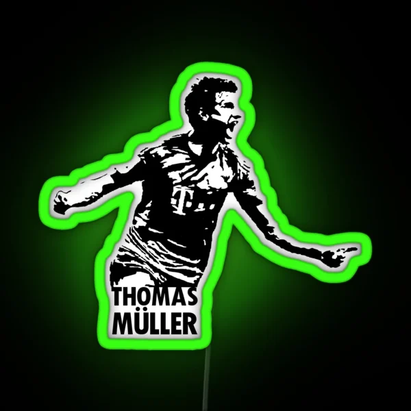Thomas Muller RGB Neon Sign