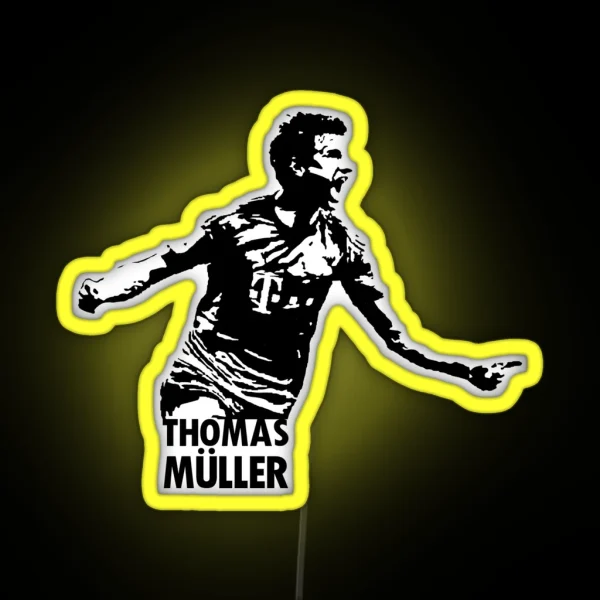 Thomas Muller RGB Neon Sign