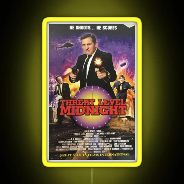 Threat Level Midngiht RGB Neon Sign
