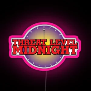 Threat Level Midnight 1 RGB Neon Sign