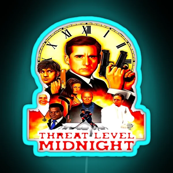 Threat Level Midnight Essential RGB Neon Sign