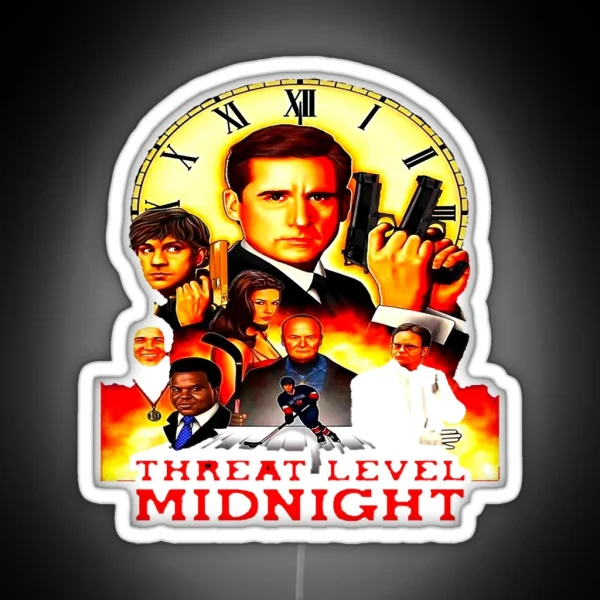 Threat Level Midnight Essential RGB Neon Sign