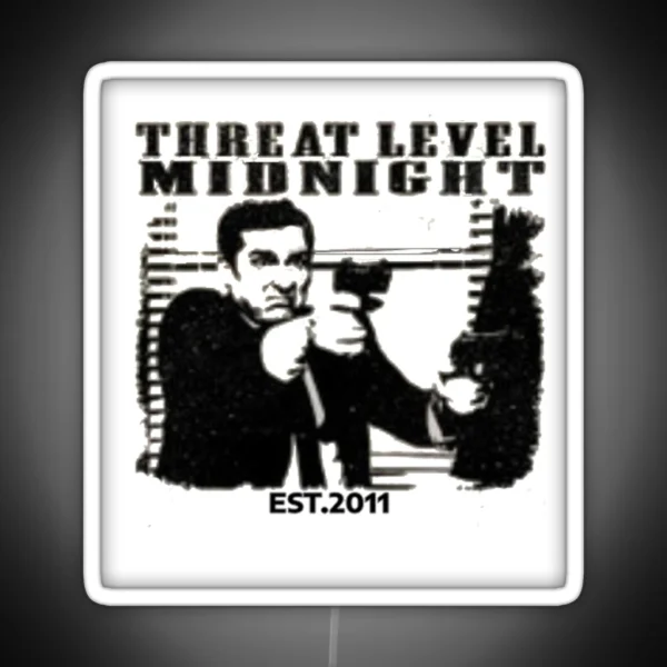 Threat Level Midnight EST 2011 RGB Neon Sign