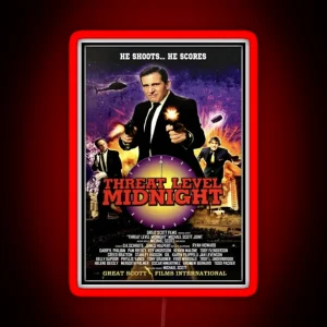 THREAT LEVEL MIDNIGHT II THE OFFICE US RGB Neon Sign