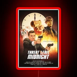 THREAT LEVEL MIDNIGHT III THE OFFICE US RGB Neon Sign