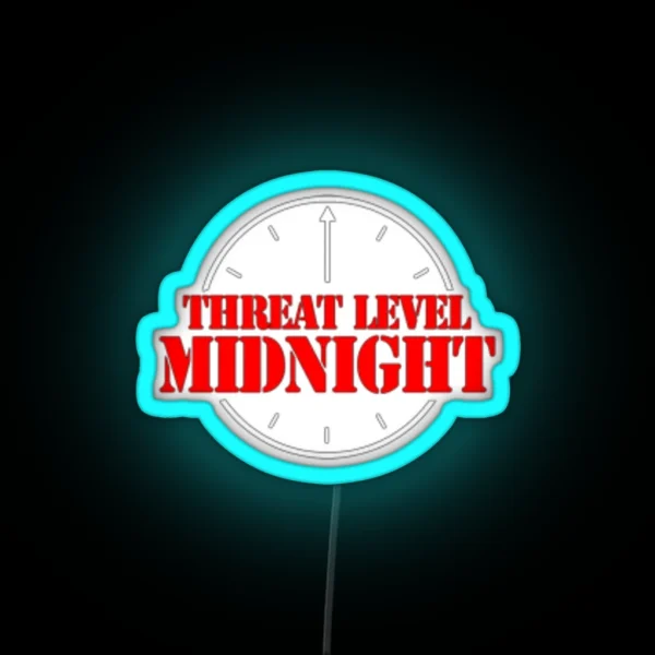 Threat Level Midnight Led RGB Neon Sign