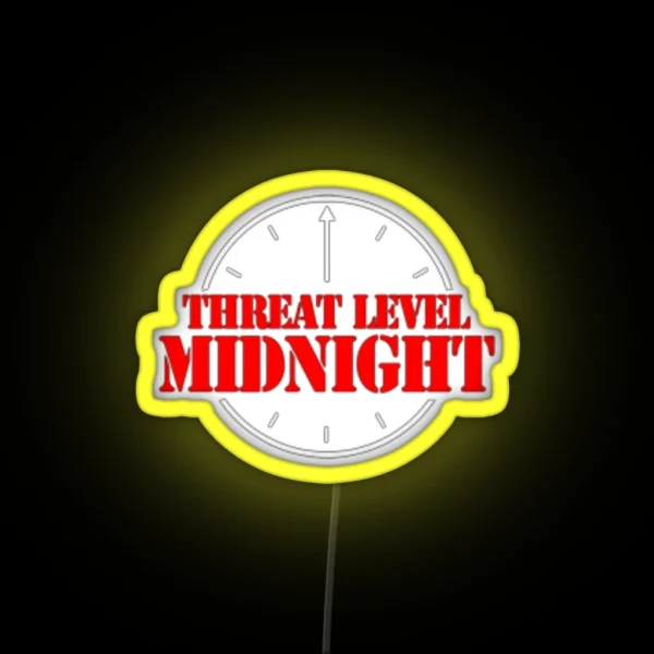 Threat Level Midnight Led RGB Neon Sign