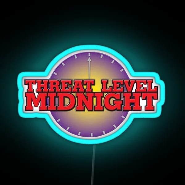 Threat Level Midnight Led RGB Neon Sign
