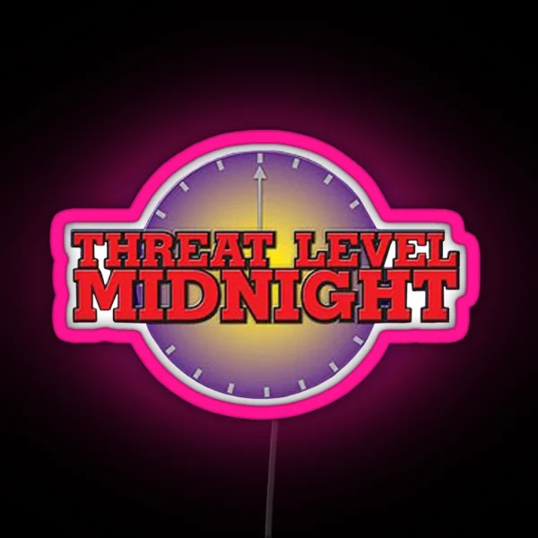 Threat Level Midnight Led RGB Neon Sign