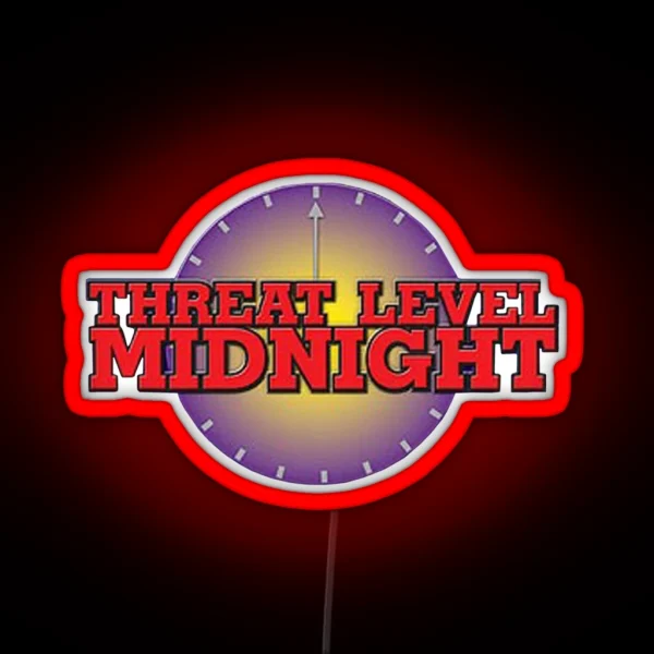 Threat Level Midnight Led RGB Neon Sign